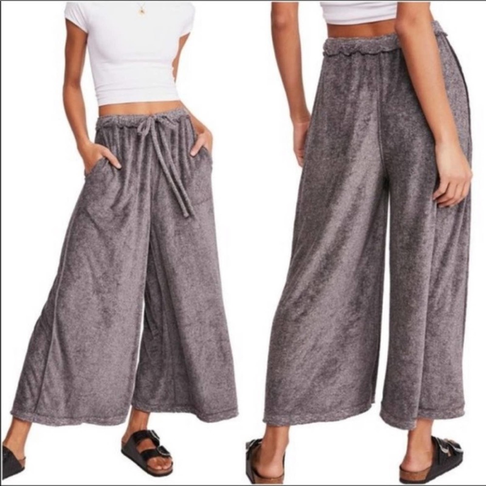 Free People Make It Maxi Wide Leg Lounge Pants XS